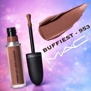 MAC Powder Kiss Liquid Lipcolour Lipstick | BUFFIEST - 953 | Discontinued | NIB